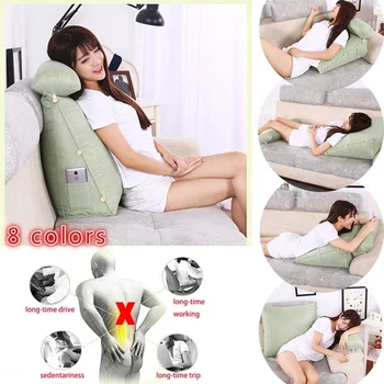 

Back Pain Relief Cushion Bed Rest Back Pillow Support TV Reading Sofa Office Chair Living Room Cushion Home Decor