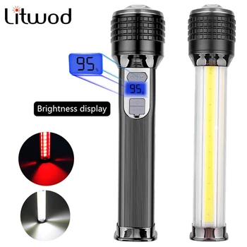 

Camping light XHP70.2 4* 18650 BatteryLed Flashlight Usb Charging Powerful Rechargeable Power Bank Zoom Flashlight Torch
