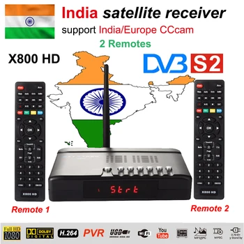 

Indian DVB-S2 Satellite TV Receiver X800 HD 1080P Digital Tuner DVB S2 Receptort USB WiFi Dollby AC3 support Cline Indian Europe