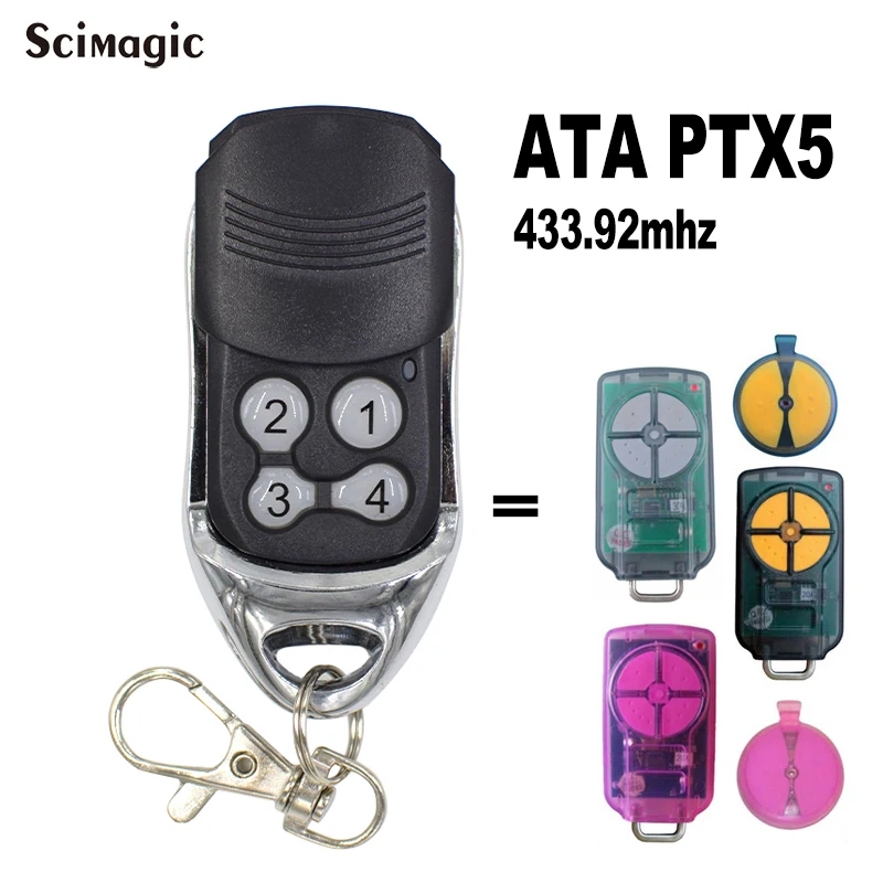 ATA PTX5 TrioCode GDO Garage Door Remote Control PTX-5v2 GDO 11v1/6v3/6v4/7v2 Transmitter 433.92MHz best electronic door lock