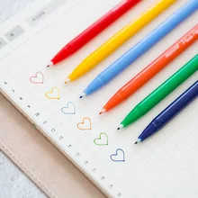 12/24/36/42 Pcs/set Fiber Water Pen Set Color Watercolor Pen Gel Pen Pen Plastic Shell Watercolor Pencils School Stationery