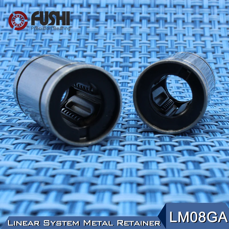

LM8GA Linear Ball Bearings 8x15x24mm ( 1 PC ) CNC Metal Steel Retainer Linear Bushing LM8UU Shaft 8MM LM8 GA Bearing
