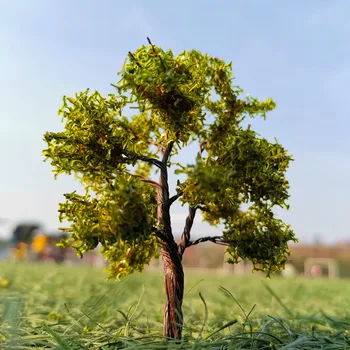 

Little green trees, tree, building sand table model railway park landscape trees, landscape trees green layout model of tree