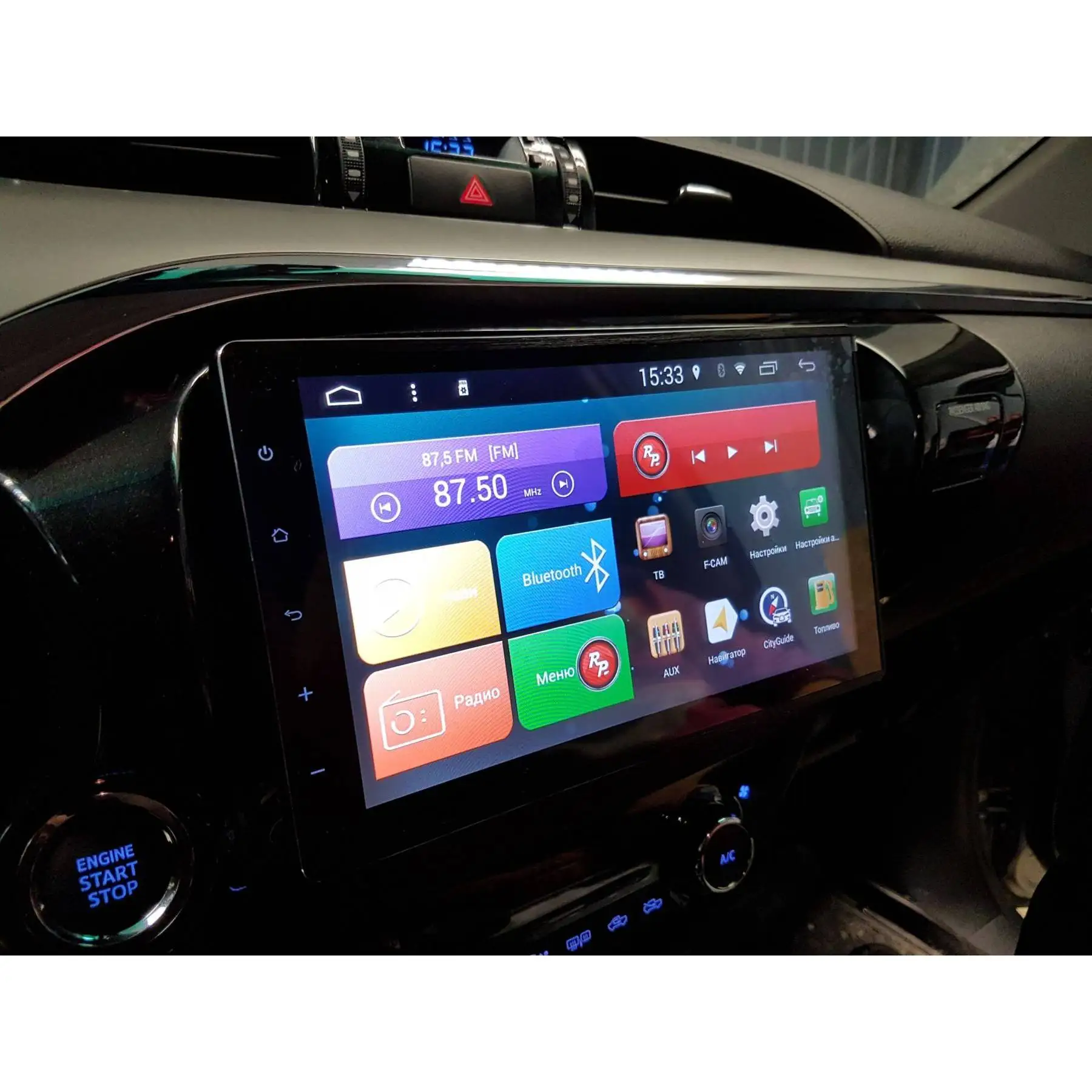 Штатная магнитола Redpower 31186 IPS DSP для Toyota Hilux+(Android 7)(+ Камера заднего вида в подарок