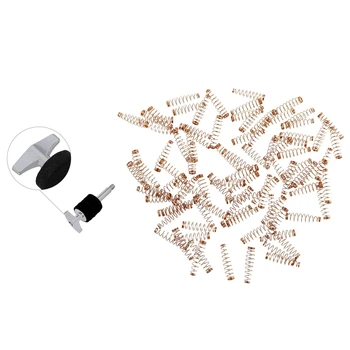 

90Pcs Durable Copper Golden Jack Springs Repair Part & 1 Pcs 4 Inch Mini Metal Cymbal Stacker