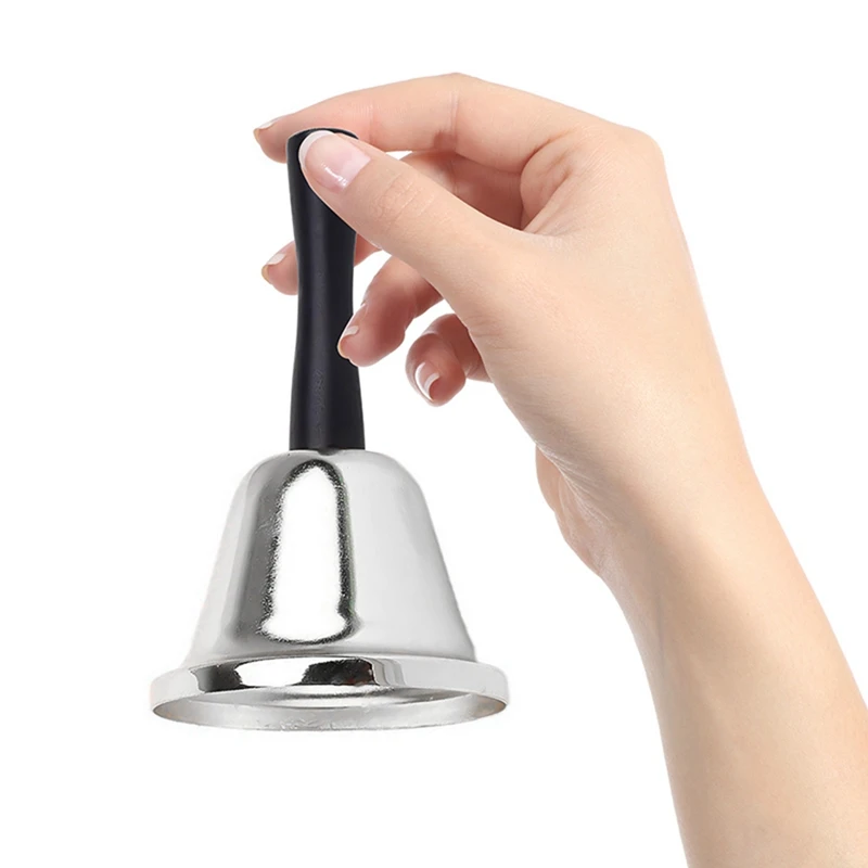 Metal Christmas Hand Bell Noble Reception Dinner Party Shop Hotel Decor Hand Bell School Handbell Restaurant Call Bell Service