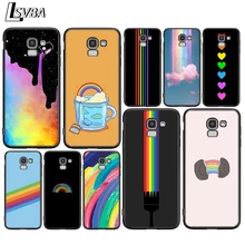 Модный Радужный чехол для телефона Samsung Galaxy J2 J3 J4 Core J5 J6 J7 J8 Prime duo