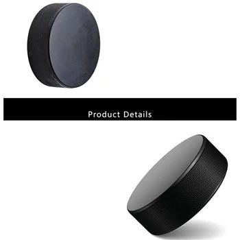 

Ice Hockey Puck-Black - Official Regulation Rubber 76*25mm Outdoor Sport Tool