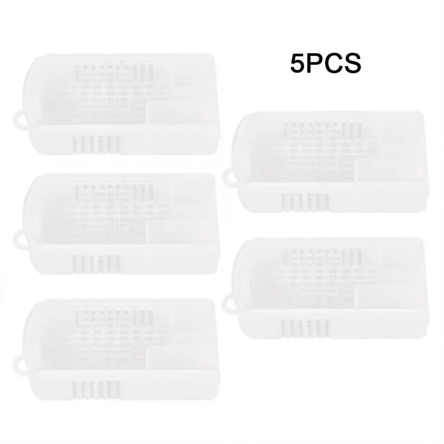 5 шт. прозрачная пластиковая клетка для пчелиной матки защита пчеловодства queen Bee оборудование инструменты для пчеловодства