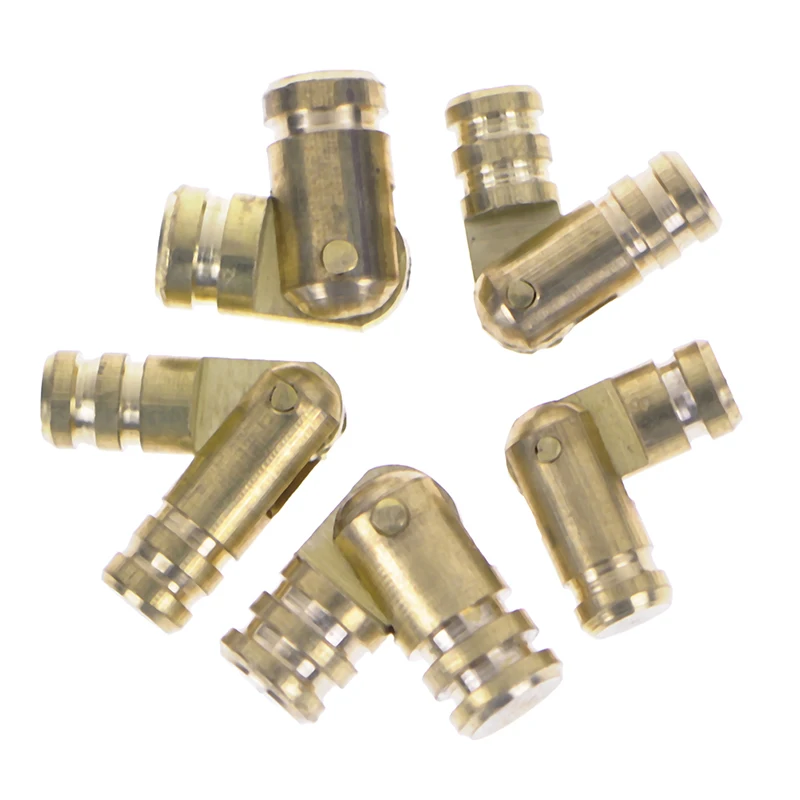 

10Pcs Copper Barrel Hinges Cylindrical Hidden Cabinet Concealed Invisible Brass Hinges For Furniture Hardware 20*4mm