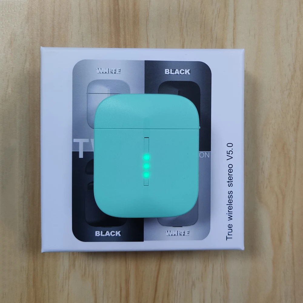 E8 green Новые E8 TWS всплывающие беспроводные Bluetooth наушники с микрофоном стерео наушники Bluetooth 5,0 наушники беспроводные наушники для телефона - Цвет: E8 green