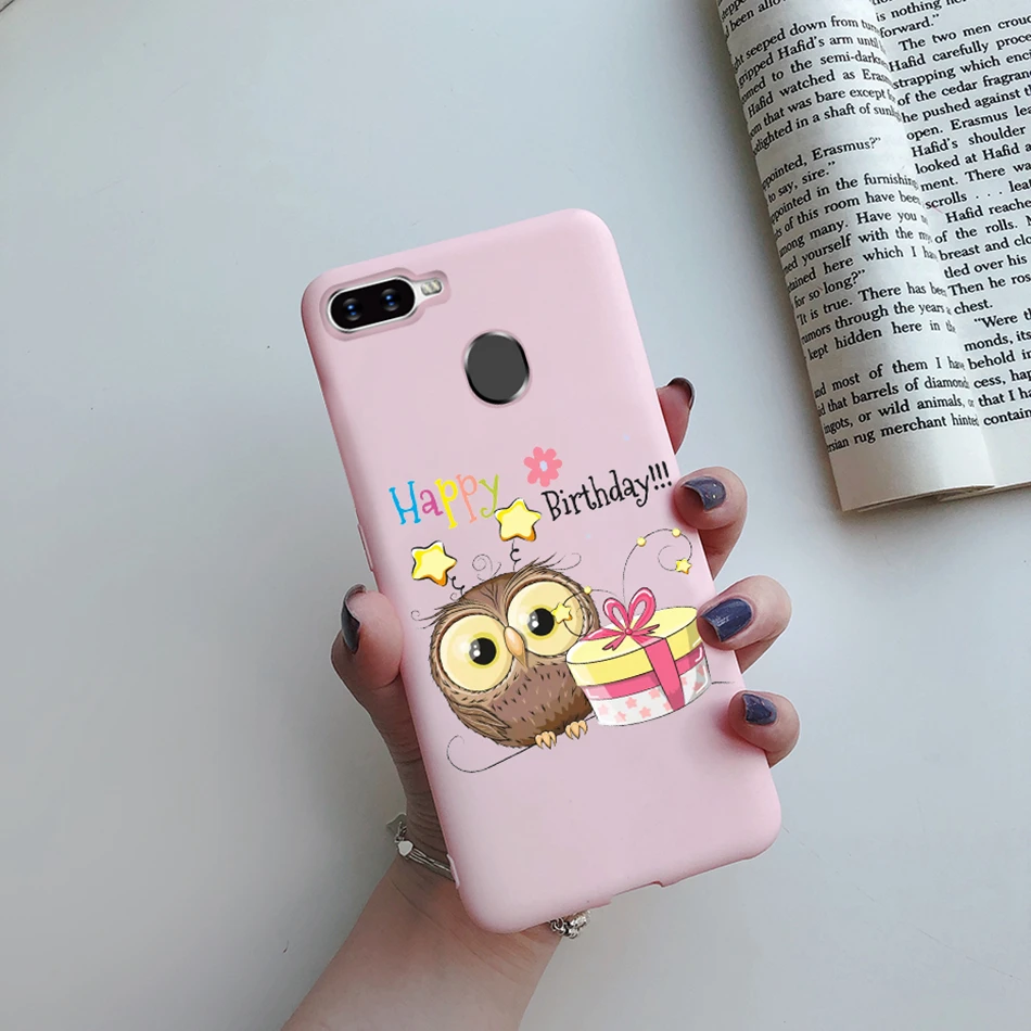 Candy Silicone Cartoon Case For OPPO A5S AX5S A7 2018 AX7 A7N A12 Back Cover Soft Love Heart Phone Cases For OPPO A 12 A 5S Case cases for oppo black