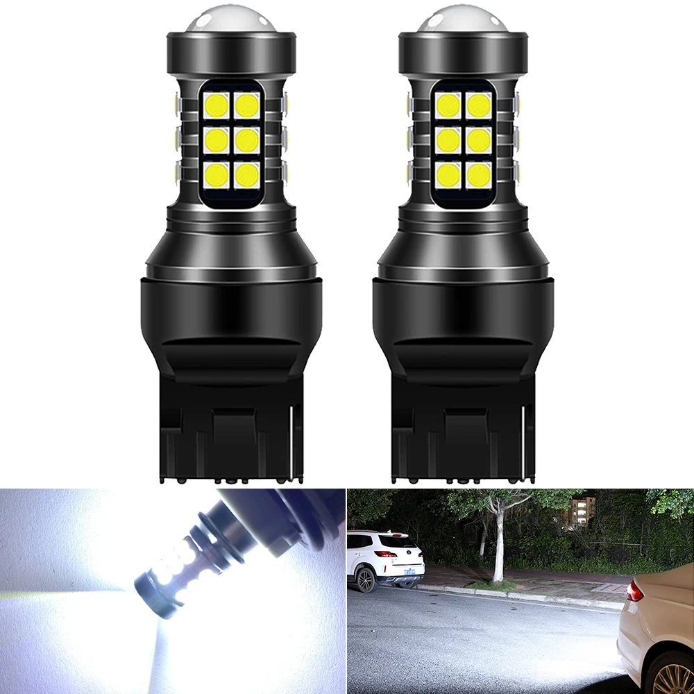 

12V T15 W16W LED 921 912 7440 BA15S Super Bright 27 SMD 4014 LED Canbus No ERROR Car Backup Stop Reserve Light Brake Lamp White