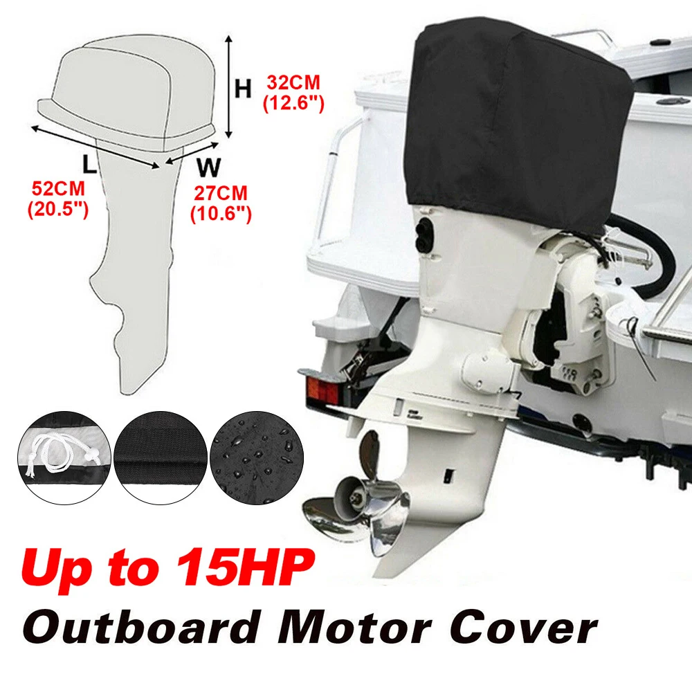15HP 52 см 20,5 дюймов 210D ткань Оксфорд мотор лодка подвесной двигатель защитные чехлы D49