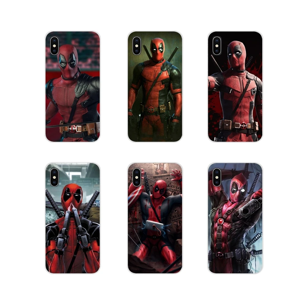 Фильма Дэдпул Рубашки аксессуары для телефона Чехлы Apple iPhone X XR XS 11 12Pro MAX 4S 5S 5C SE 2020