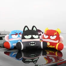 Подушка для поддержки поясницы, 3D, мультяшный герой Marvel, подушка Шейная подушка, универсальная поясничная подушка, авто аксессуар