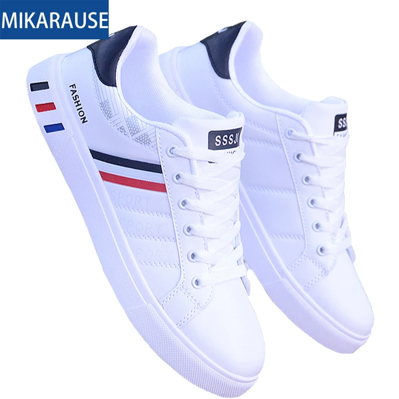 Mikarause White Casual Shoes Men 