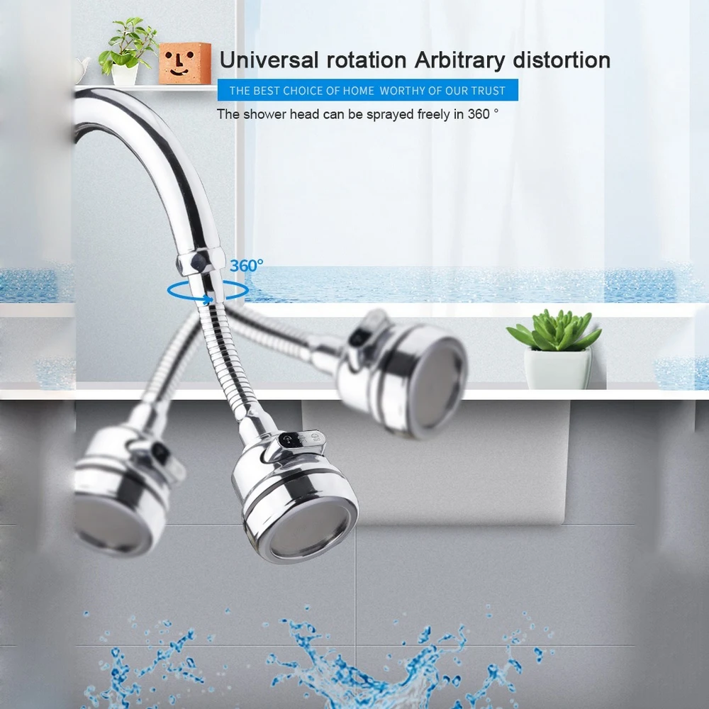

Faucet Sprayer three-speed adjustment Anti Splash Tap Booster Shower Water Saving Water-saving Devices Garden Kitchen Tool 5