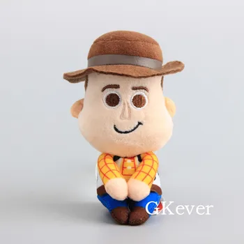 

12 cm Anime Q Style Woody Plush Toys Doll Peluche New Arrivals Cartoon Story 4 Woody Figures Toy Baby Kids Birthday Gift
