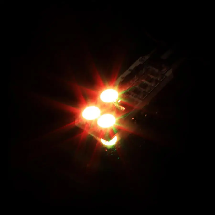 Подсветка для салона автомобиля Ashata 1 пара T10 RGB многоцветное Изменение светодиодный светильник красочный интерьер автомобиля свет с пультом дистанционного управления