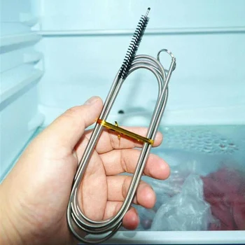 

Refrigerator Drain Dredge Tool 90/155cm Long Flexible Coil Scrub Brush Freezer Ice Block Drainage Hole Dredging Cleaning Tools