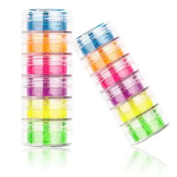 

6Colors Mixed Neon Eyeshadow Powder Glitter Matte Mineral Sequin Eye Shadow Palette Waterproof Eyeshadow Makeup Cosmetics TSLM1
