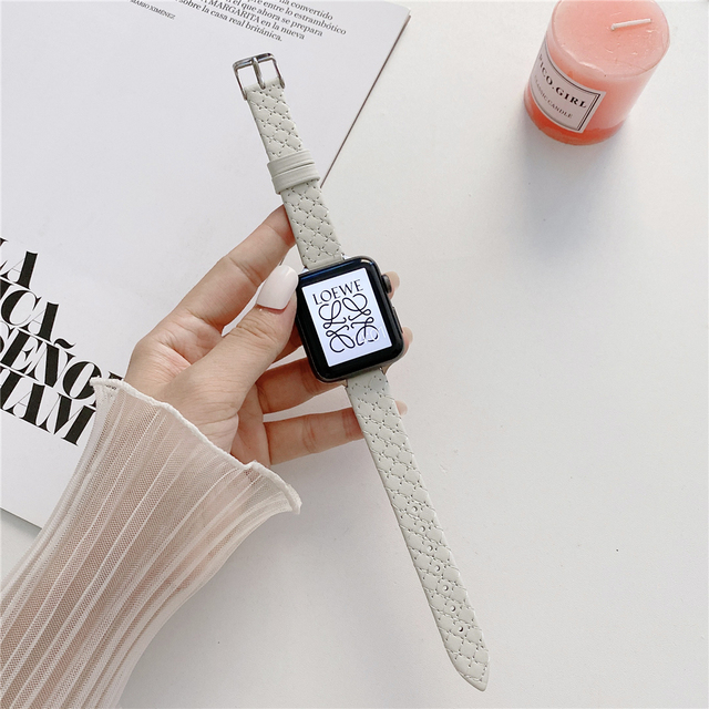 Loop Bracelet for Iwatch Series 7 41mm 45mm 6SE 5 4 3 2 1 44mm Slimmer Wrist Strap for Apple Watch Band 38mm 42mm 40mm