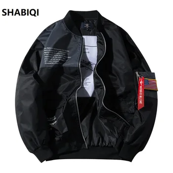 

2020 Zip Up Men Jacket Fashion Brand Slim Fit Coats Male Casual Jacket Mens Overcoat American flag Jacket Plus size 4XL