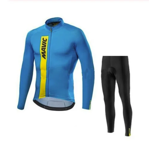 Long Jersey Suit Комплект из Джерси для велоспорта, весенняя одежда с длинным рукавом для езды на велосипеде, одежда для велоспорта, комплект для велоспорта, Майо, Ropa Ciclismo Hombre - Цвет: Long Jersey Suit