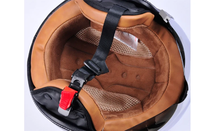 Защитный GXT Ретро мотоциклетный шлем Prince Half Face мотоциклетные шлемы из ABS с PC линзой козырек 6 цветов