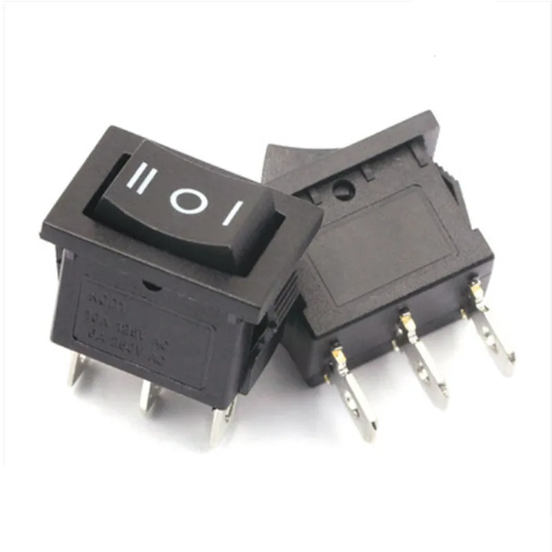 

5pcs On/Off/On Rocker Switch 3 Position Car Dashboard 15*21MM SPDT 15A 250VAC, 20A 125VAC