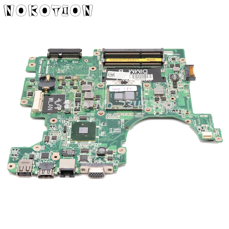 NOKOTION CN-0YWY70 0YWY70 материнская плата для Dell Inspiron 1764 17 дюймов Материнская плата ноутбука DAUM3BMB6E0 HM55 DDR3 Бесплатный процессор