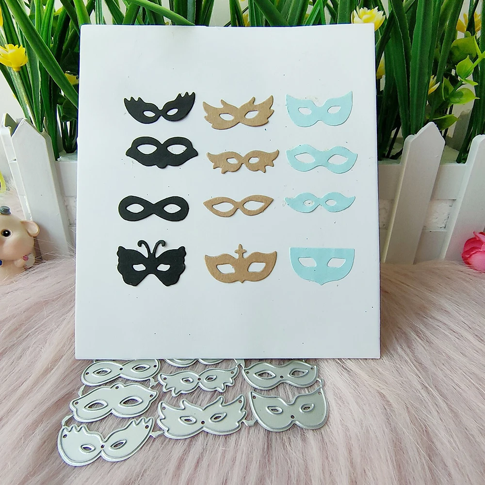 

New 12 Pcs glasses metal cutting die mould scrapbook decoration embossed photo album decoration card making DIY handicrafts