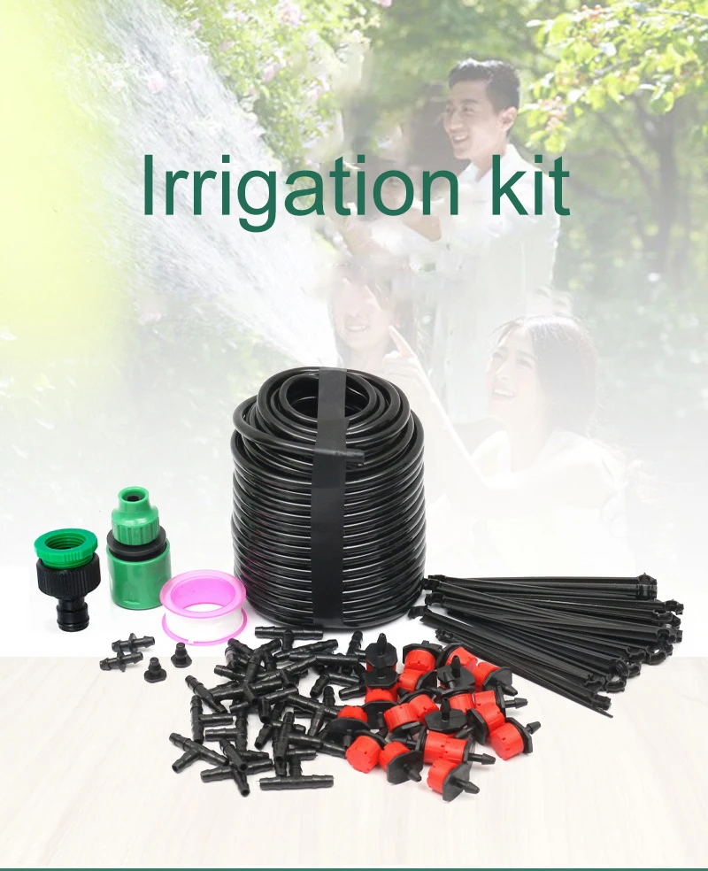 Generic 25M DIY Drip Irrigation System Automatic Watering Garden Hose