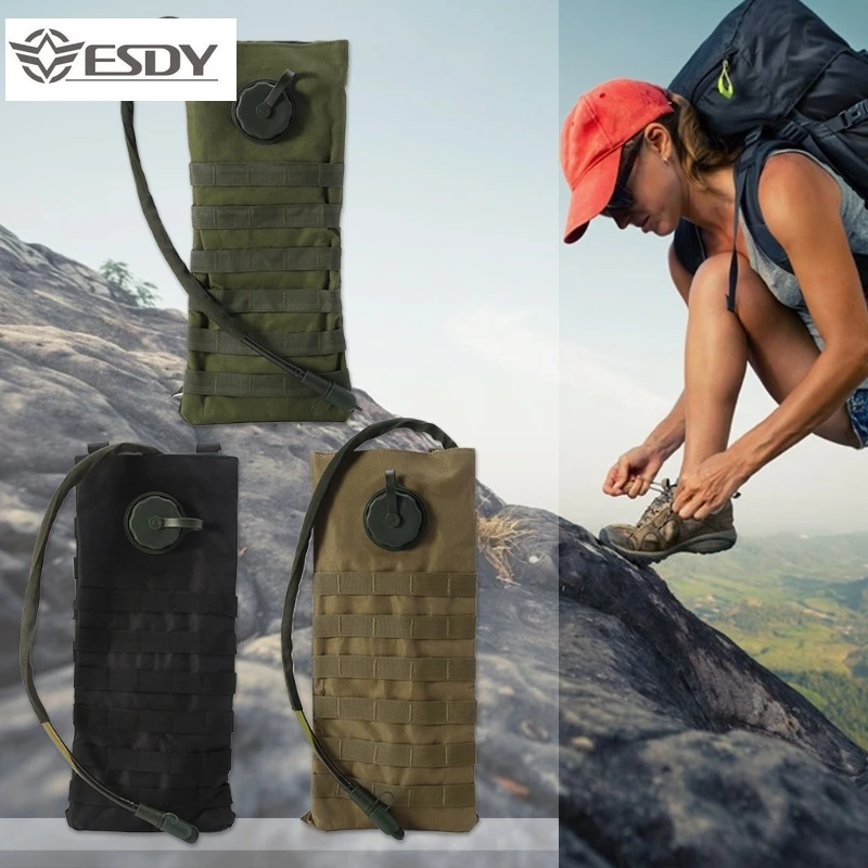 2.5L Molle военный гидратационный рюкзак для велоспорта, туризма, кемпинга, верховой езды, сумка для воды