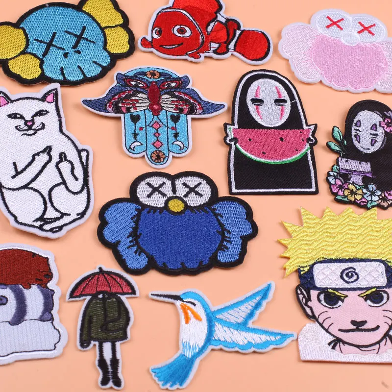 cartoon cute anime patch animals patches on children's clothing