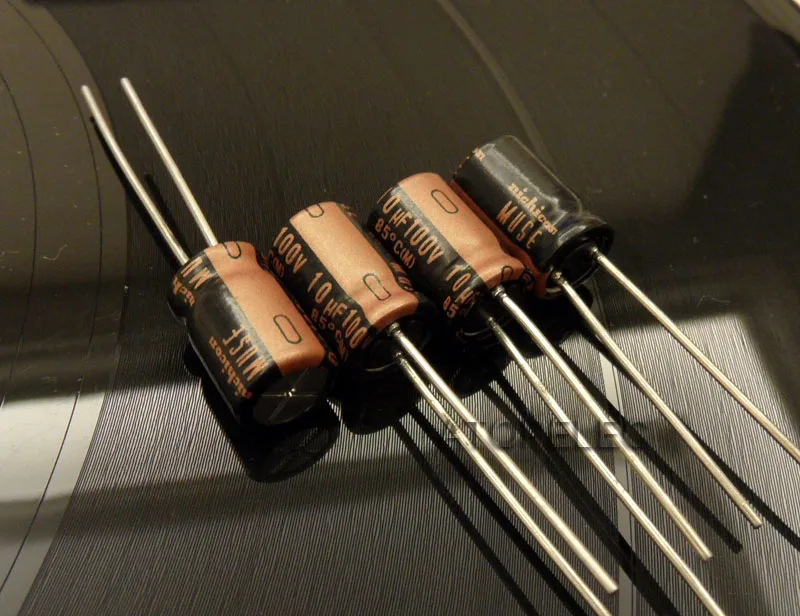 6 pcs Nichicon FG 80V 10uf Audio Grade 6 pcs Nichicon FG 80V 10uf Audio Grade