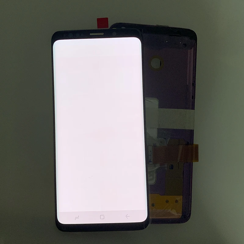 

Super Amoled LCD For SAMSUNG Galaxy S9 G960 S9 Plus G965 Burn Shadow LCD with Frame LCD Display+Touch Screen Digitizer Assembly