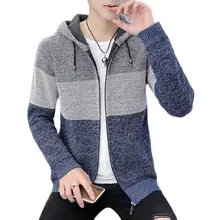 Aliexpress - 2021 men’s sweaters spring and autumn new leisure knitwear Korean version trend personality handsome hooded cardigan