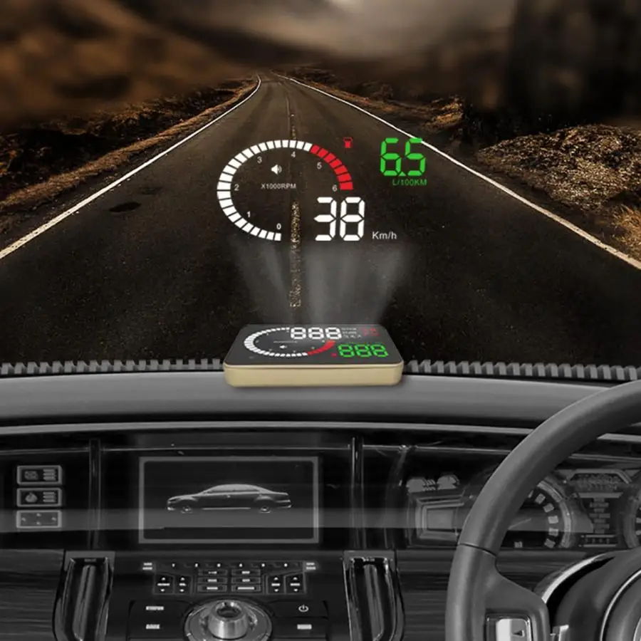 Авто аксессуары X6 HUD ODB2 система автомобиля Универсальный 3,5 дюймов дисплей Спидометр araba aksesuar