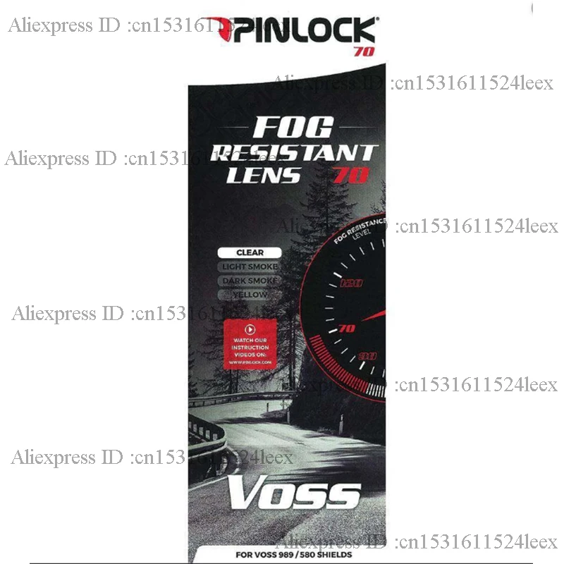 

PINLOCK Anti-fog Adapt AGV K1 K3SV K5 COMPACT Helmet Visor Anti-fog Lens