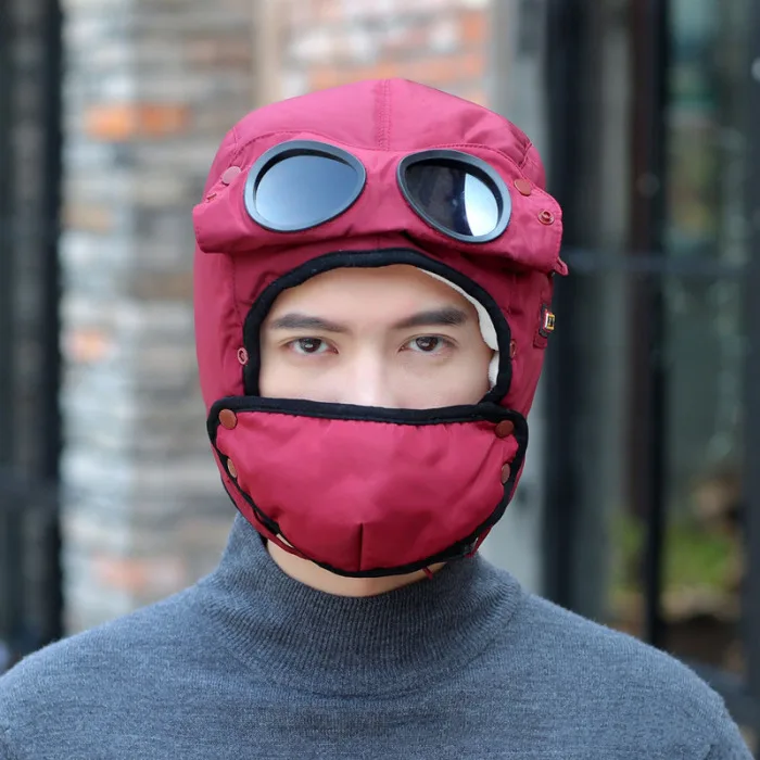 Thermals зимняя охотничья шапка, утолщенная теплая с ветрозащитной маской, защита ушей для улицы TC21