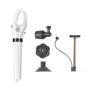 

1Set High Pressure Air Drain Blaster Toilet Plunger Cleaner Clog Dredge Tool