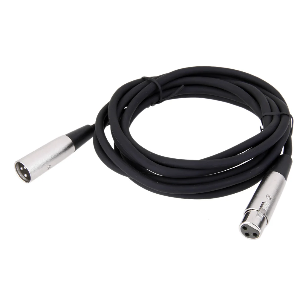 10FT 3pin XLR кабель для мужчин Женский микрофон Шнур для микрофона удлинитель микрофона