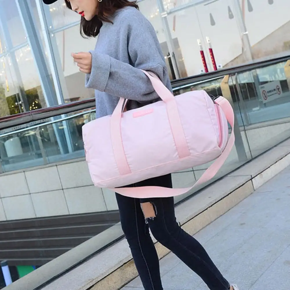 Outdoor Women Training Bags Handbag Waterproof Sports Gym Men Fitness Travel Yoga Large Capacity Mat Sport Bag Dropship#0805