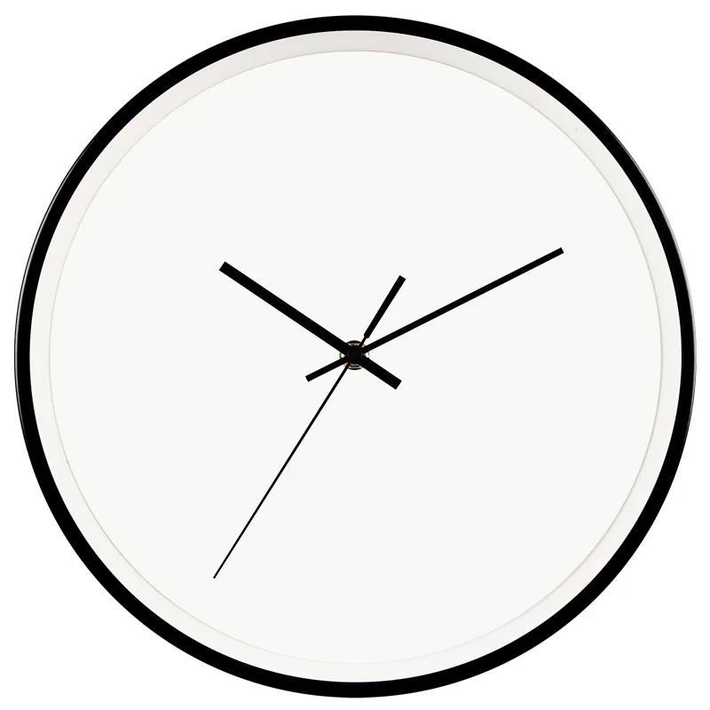 

12-inch Clock Accessories DIY Wall Clock Blank Iron Frame Wooden Frame Clock Movement Clock Pin
