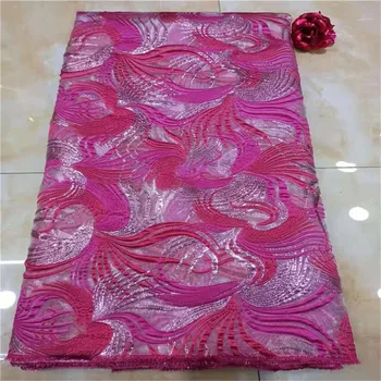 

African Lace Fabric 2020 Organza Embroidered Nigerian Laces Fabric Bridal High Quality French Tulle Lace Fabric For Women Dress