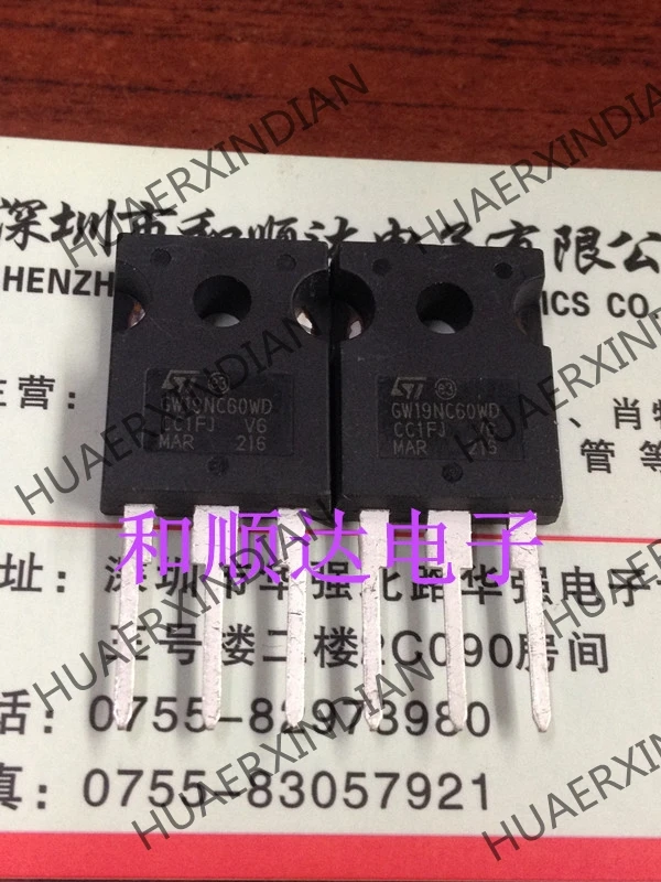5 шт. STGW19NC60WD TO-247