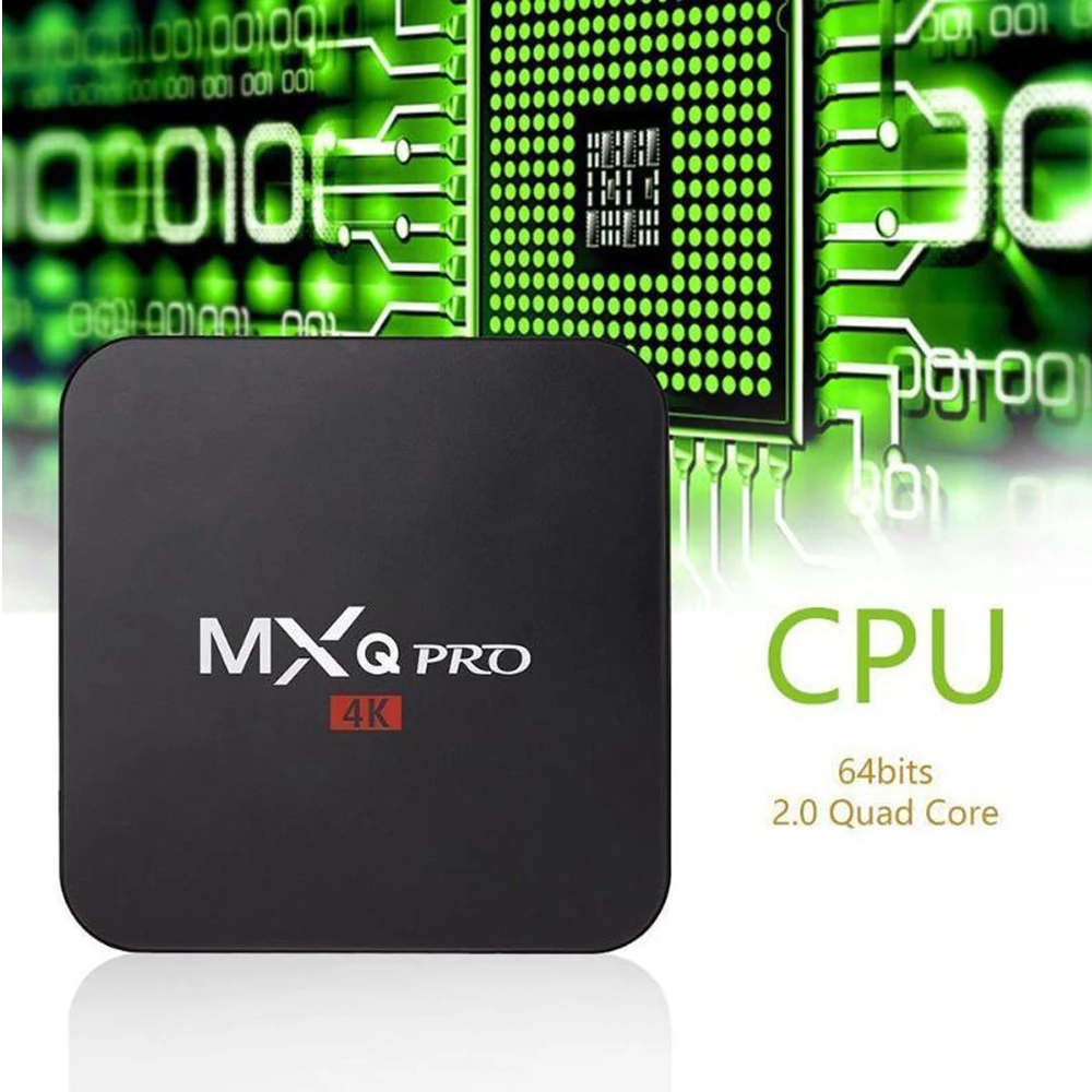ТВ приставка MXQ PRO RK3228A Android 7 1 2 Гб 16 4K 4 ГГц WiFi Google Play Youtube медиаплеер ГБ 8 смарт