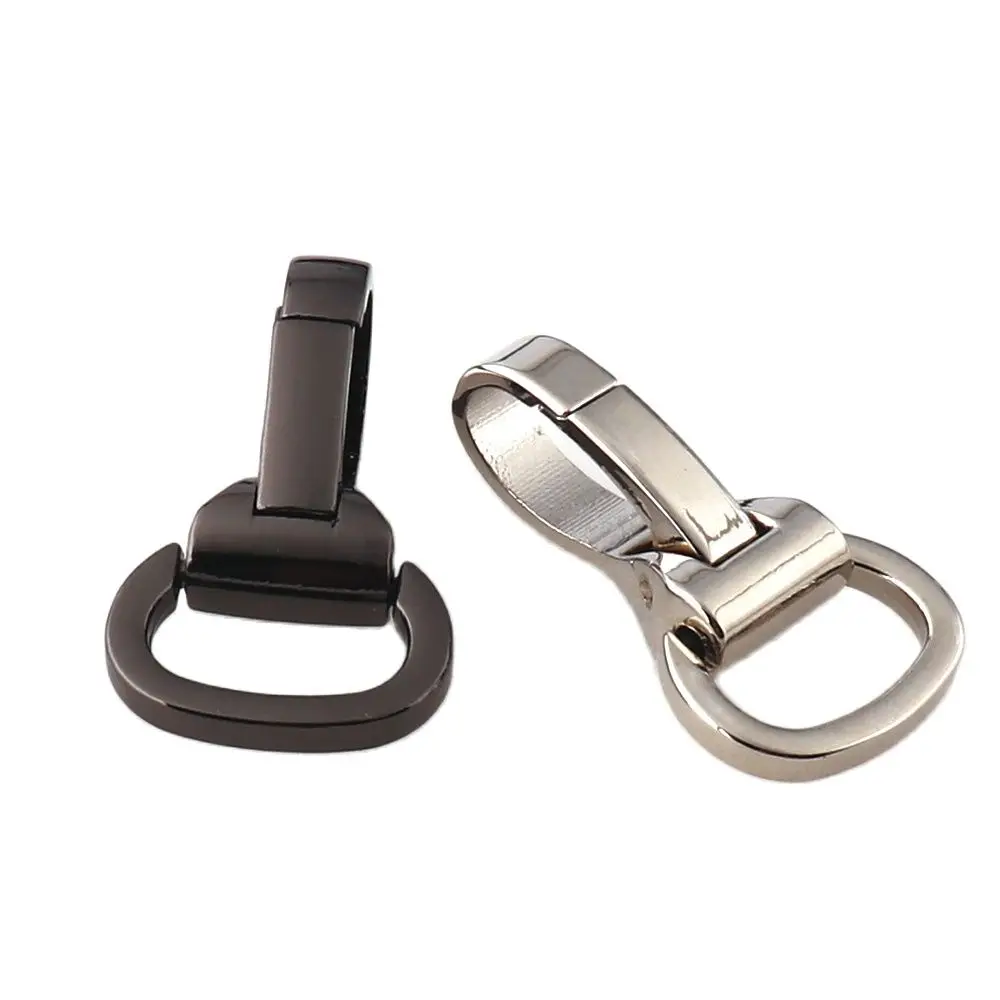 Metal Bag Clasps Lobster Swivel Trigger Clips Gun Black Silver Snap